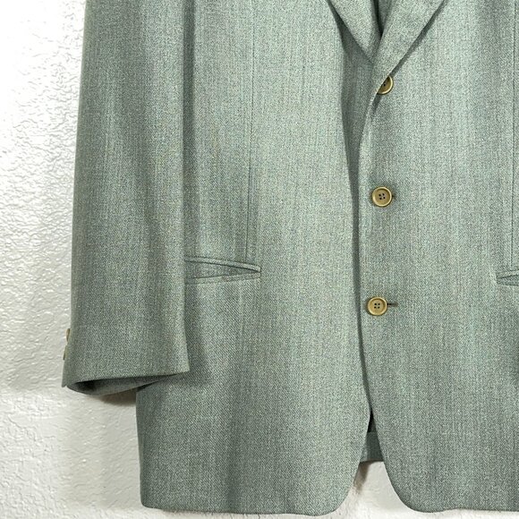 Ermenegildo Zegna Soft Wool/Silk Blend Loose Knit Unstructured Blazer Men's 42 - Picture 4 of 14